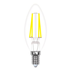 LED-C35-5W-WW-E14-CL-MB GLM10TR Лампа светодиодная, Форма свеча, прозрачная, Серия Multibright, Теплый белый свет 3000K, 100-50-10.