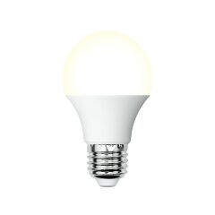 LED-A60-10W-3000K-E27-FR-SLS Лампа светодиодная, Форма A, матовая, Теплый белый свет 3000K, ТМ Volpe