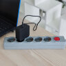 S-GSU5-3 GREY Cетевой фильтр серии Universal, 3м Пвс 3x0.75, 5 гнезд, с-з, 10А, Защита от перенапряжения, короткого замыкания. - фото 2