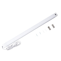 ULI-F45-9W-4500K-DIM SENSOR IP20 SILVER Светильник светодиодный для мебели, 600x35x16мм, 600Lm, ТМ Uniel