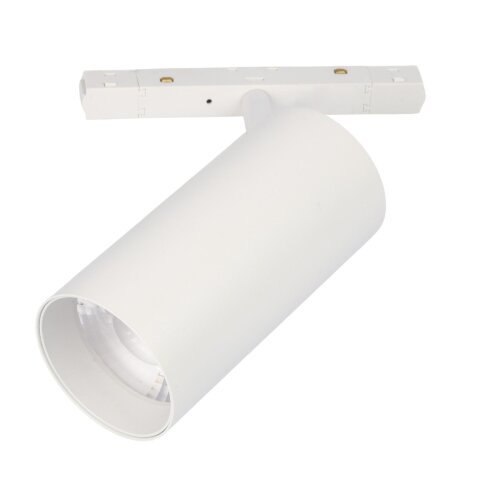 ULB-M60-24W-4000K-35 WHITE Светильник-прожектор светодиодный трековый, Для магнитного шинопровода, 900 Лм, Белый свет 4000К, Белый, ТМ Uniel - фото 2