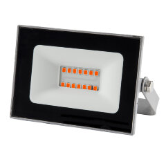 ULF-Q516 10W-RED IP65 220-240В GREY Прожектор светодиодный, Красный свет, Корпус серый, TM Volpe