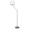 UML-T500 E27 SILVER-WHITE Торшер напольный под лампу Е27, 60W, с регулировкой наклона, Серебристый-Белый, ТМ Uniel - фото 1