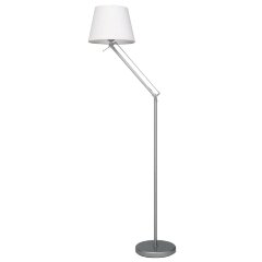 UML-T500 E27 SILVER-WHITE Торшер напольный под лампу Е27, 60W, с регулировкой наклона, Серебристый-Белый, ТМ Uniel