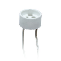 ULH-GU10-Ceramic-15cm Патрон керамический для лампы на цоколе GU10