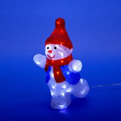 ULD-M2234-040-STA WHITE IP20 SNOWMAN-2 Фигура светодиодная Снеговик-2, 40 светодиодов, размер 22x17x34 см, цвет свечения-белый, IP20.