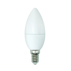 LED-C37-6W-WW+NW-E14-FR PLB01WH Лампа светодиодная, Форма свеча, матовая, Серия Bicolor, Теплый белый свет Белый свет.