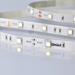 ULS-M22-5050-30LED-m-10mm-IP20-DC12V-7.2W-m-5M-4000K PROFI Гибкая светодиодная лента на самоклеящейся основе, Катушка 5м, в герметичной упаковке, Белый свет4000К, ТМ Uniel.